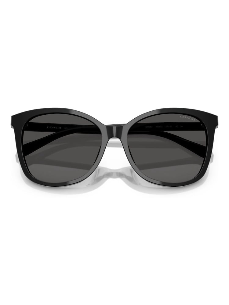 COACH Black Square Sunglasses - Image 1 of 5 COACH Black Square Sunglasses - Image 1 of 5