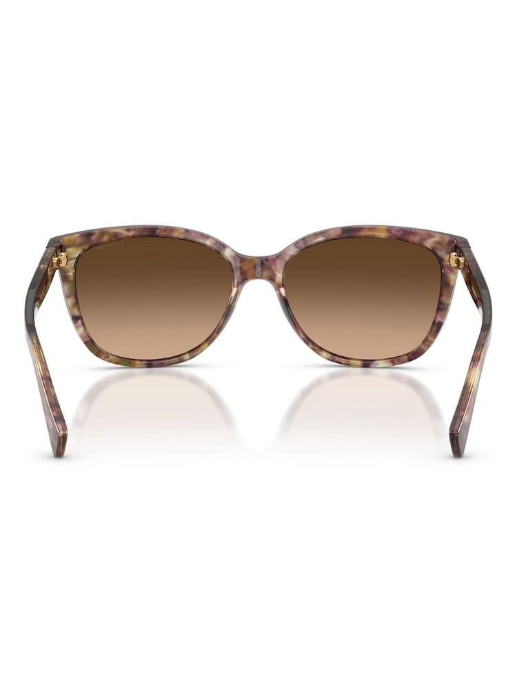 COACH Brown Cat Eye Sunglasses - Image 5 of 5