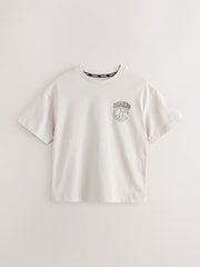 smALLSAINTS Blue Graphic Crew T-Shirts 3 Pack - Image 3 of 9