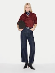 Jigsaw Red Classic Linen Shirt - Image 4 of 6