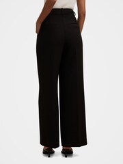 Forever New Black Eva Petite Pleated Wide Leg Trousers - Image 2 of 5