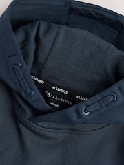 smALLSAINTS Navy Oversized Underground Pullover Hoodie - Image 4 of 8