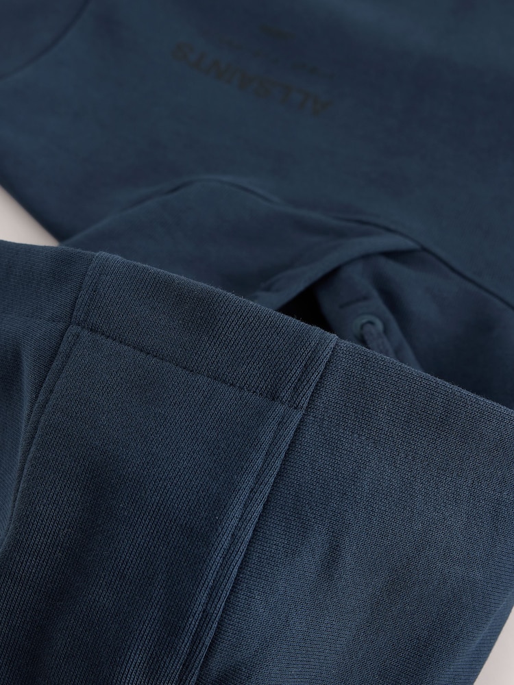 smALLSAINTS Navy Oversized Underground Pullover Hoodie - Image 8 of 8 smALLSAINTS Navy Oversized Underground Pullover Hoodie - Image 8 of 8