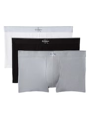 Calvin Klein Graphic Monogram Cotton Stretch Trunks - 圖片 1/5