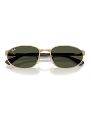 Ray-Ban Gold Ray-Ban 0Rb3777 Irregular Sunglasses - Image 1 of 5