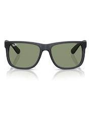 Ray Ban Grey Justin Square Sunglasses - Image 1 of 5