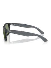 Ray Ban Grey Justin Square Sunglasses - Image 3 of 5