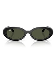 Ray Ban Black 0Rb2223 Oval Sunglasses - Image 1 of 5