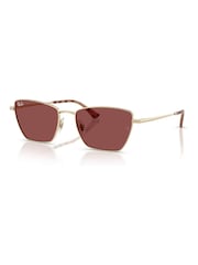 Ray Ban Gold RB3783 Irregular Sunglasses - Image 2 of 5