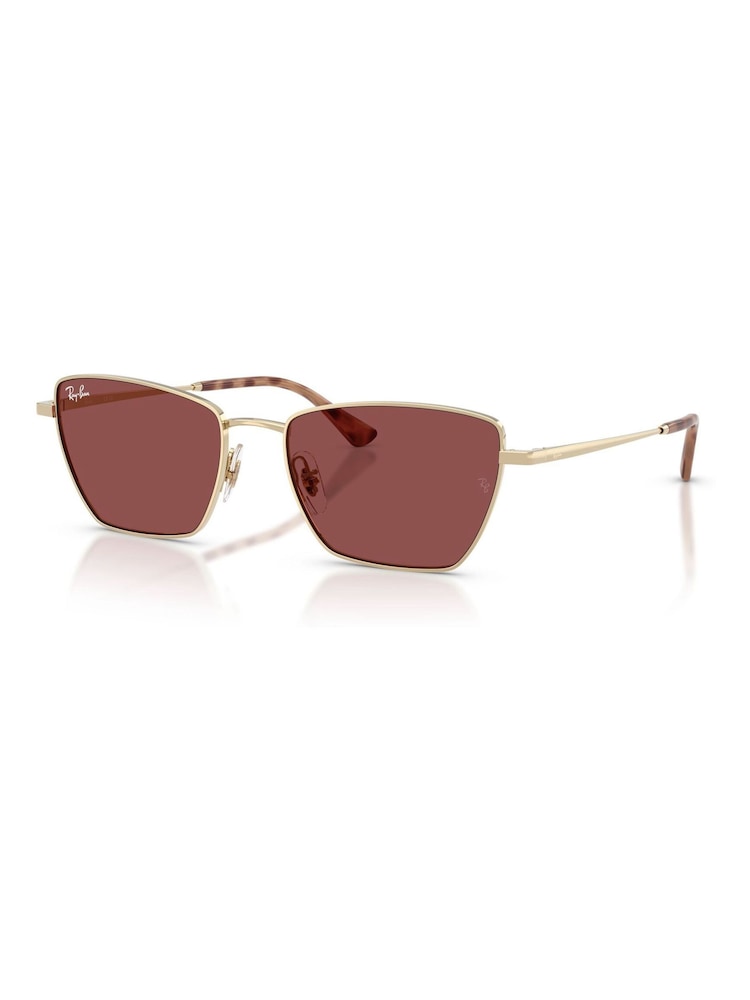 Ray Ban Gold RB3783 Irregular Sunglasses - Image 2 of 5 Ray Ban Gold RB3783 Irregular Sunglasses - Image 2 of 5