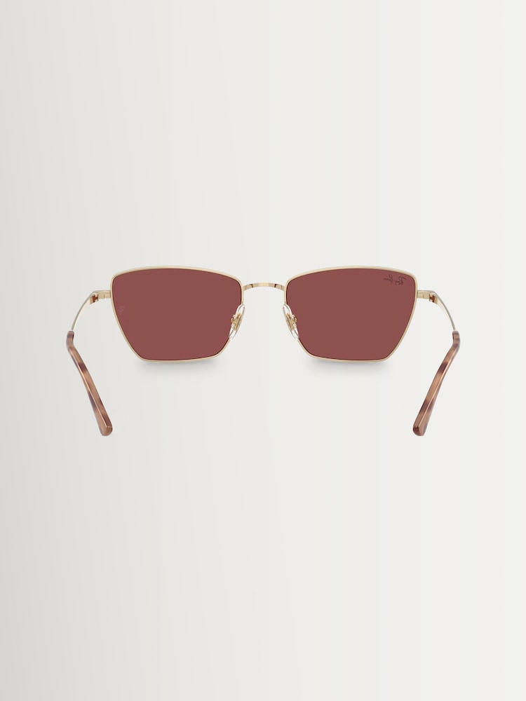 Ray Ban Gold RB3783 Irregular Sunglasses - Image 4 of 4