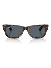 Ray Ban Brown Mega Wayfarer Li Square Sunglasses - Image 1 of 5