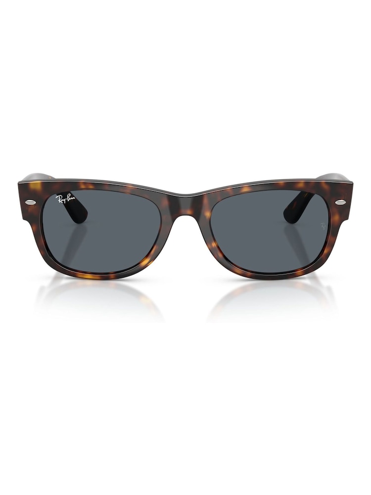 Ray Ban Brown Mega Wayfarer Li Square Sunglasses - Image 1 of 5 Ray Ban Brown Mega Wayfarer Li Square Sunglasses - Image 1 of 5