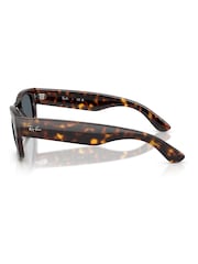 Ray Ban Brown Mega Wayfarer Li Square Sunglasses - Image 2 of 5