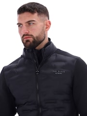 Ted Baker Sport Black Connor Quilted Insulated Training Jacket - Image 3 of 4