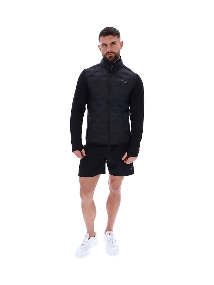 Ted Baker Sport Black Connor Quilted Insulated Training Jacket - Image 4 of 4