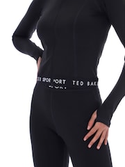 Ted Baker Sport Marie Essentials Cropped Zip Up Jacket - Image 3 of 4