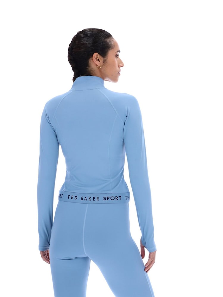 Ted Baker Sport Marie Essentials Cropped Zip Up Jacket - Image 2 of 4