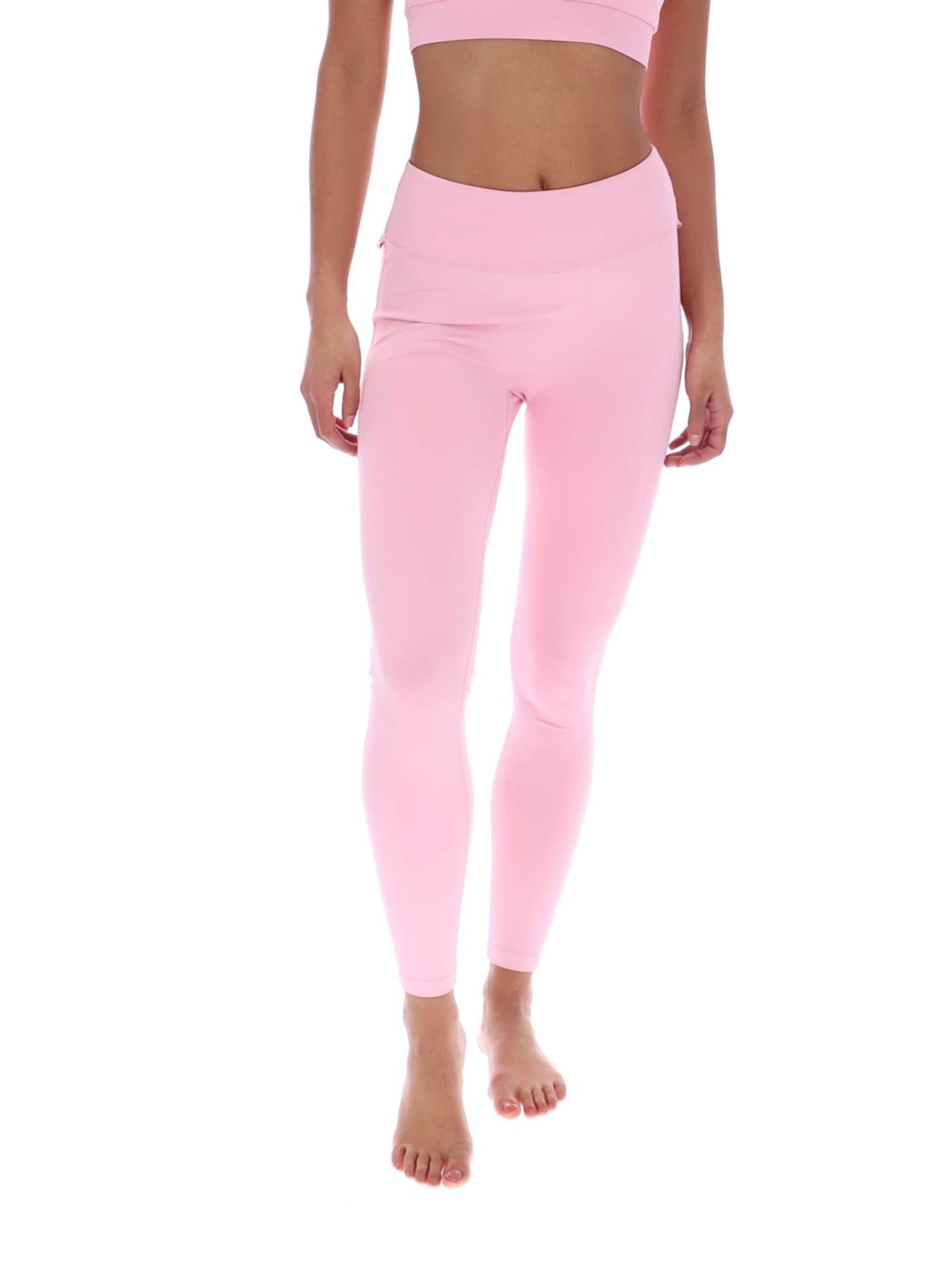 Ted Baker Sport Women's Pink Agnes Comfort Ruffle Yoga Leggings