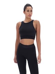 Ted Baker Sport Helen Training Long Line Black Bra - Image 1 of 4