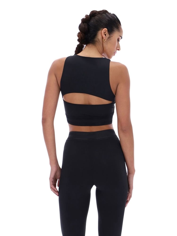 Ted Baker Sport Helen Training Long Line Black Bra - Image 2 of 4