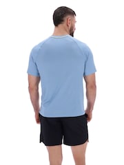 Ted Baker Sport Blue Harrison Aeroflow Training T-Shirt - Image 2 of 3