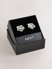 실버 - Flower Cufflinks - 5의 이미지 5