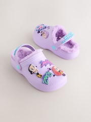 Purple K-Pop Demon Hunters Warm Lined Slipper Clogs - Image 1 of 5