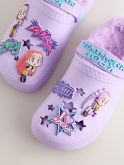 Purple K-Pop Demon Hunters Warm Lined Slipper Clogs - Image 3 of 5