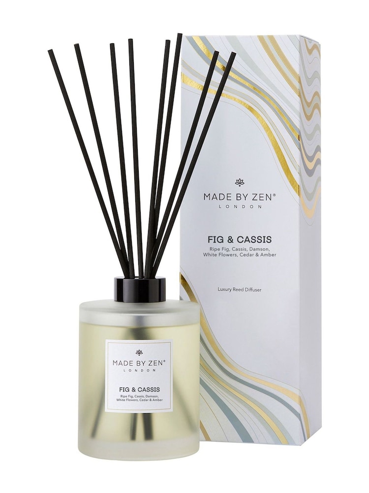 Made by Zen White Signature Reed Diffuser - Fig & Cassis - Image 4 of 4