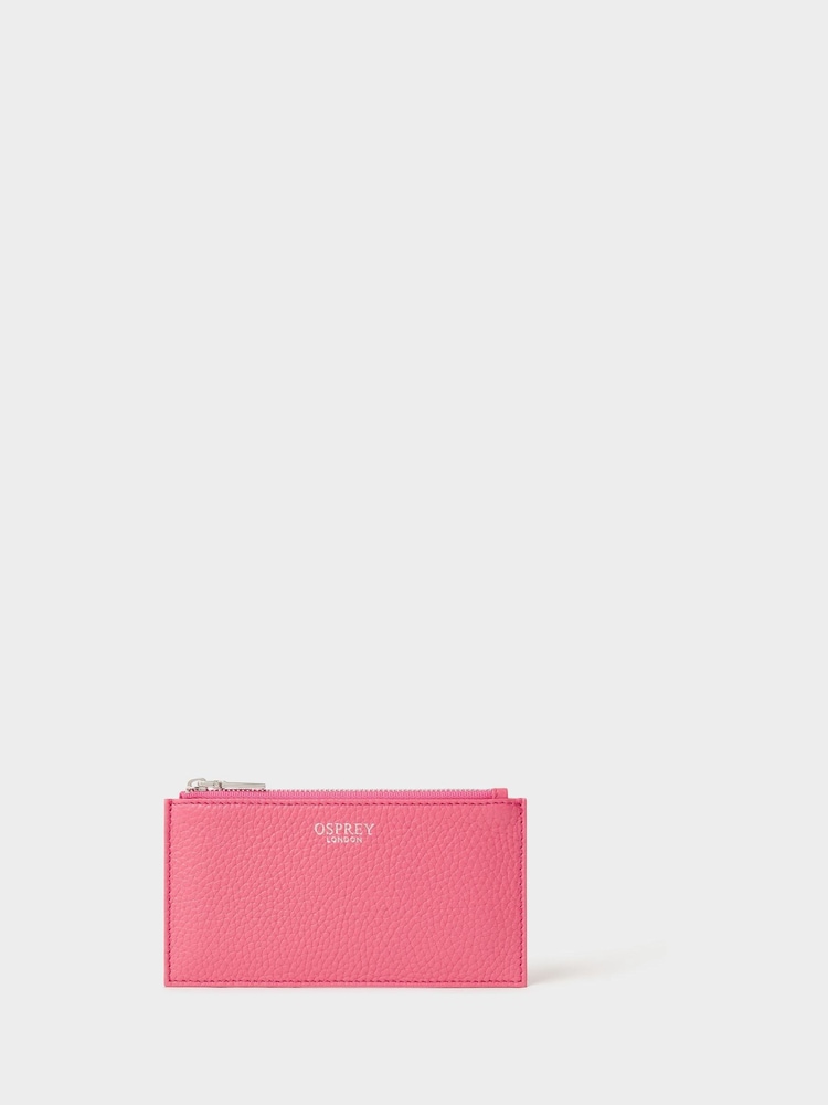 Rosa oscuro - Tarjetero pequeño de cuero The Core de Osprey London - Imagen 1 de 5 Rosa oscuro - Tarjetero pequeño de cuero The Core de Osprey London - Imagen 1 de 5
