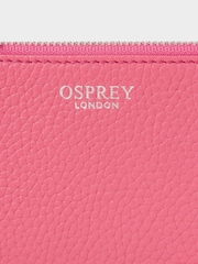 Rosa oscuro - Tarjetero pequeño de cuero The Core de Osprey London - Imagen 4 de 5