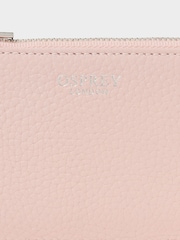 Rosa - Tarjetero pequeño de cuero The Core de Osprey London - Imagen 4 de 5