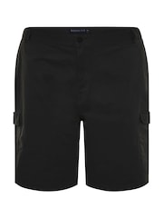 BadRhino Big & Tall Black 2 Pack Stretch Chino Shorts - Image 3 of 3