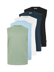 BadRhino Big & Tall Dark Green Long Muscle Vest - Image 1 of 10