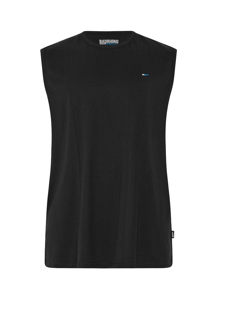 BadRhino Big & Tall Dark Green Long Muscle Vest - Image 10 of 10