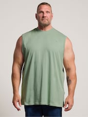 BadRhino Big & Tall Dark Green Long Muscle Vest - Image 2 of 10