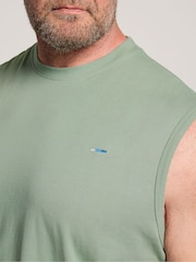 BadRhino Big & Tall Dark Green Long Muscle Vest - Image 5 of 10