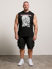 BadRhino Big & Tall Black Iron Maiden Muscle Vest - Image 2 of 6