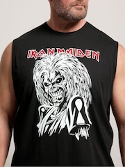 BadRhino Big & Tall Black Iron Maiden Muscle Vest - Image 4 of 6