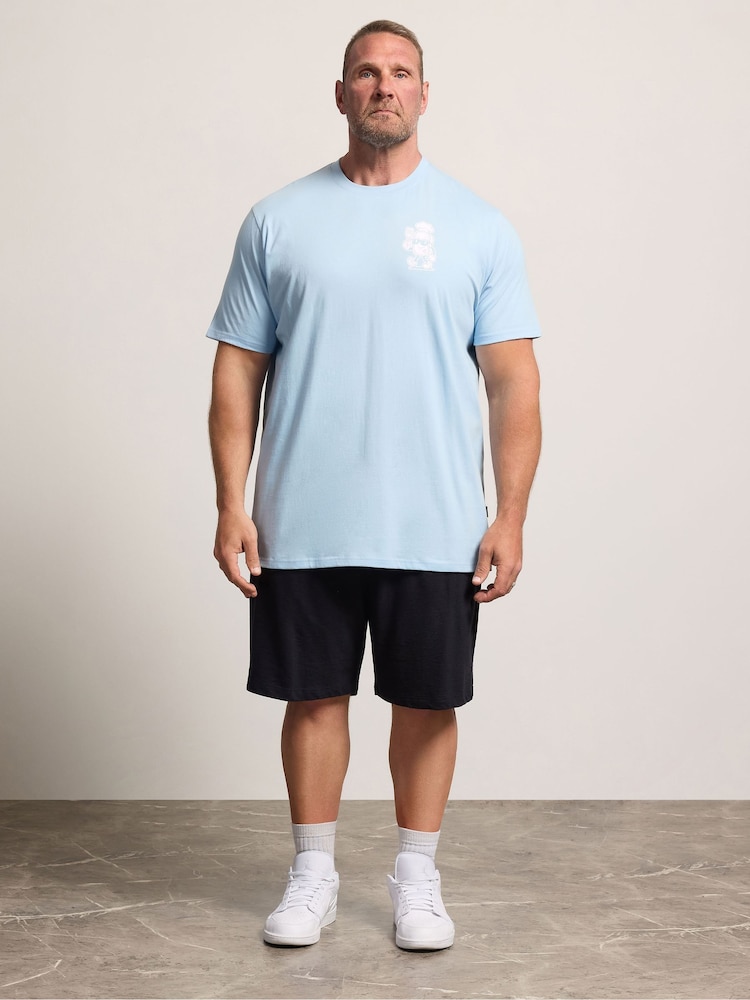 BadRhino Big & Tall Blue Long Meat Grill T-Shirt - Image 2 of 7 BadRhino Big & Tall Blue Long Meat Grill T-Shirt - Image 2 of 7
