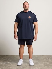 BadRhino Big & Tall Blue Long England T-Shirt - Image 3 of 6