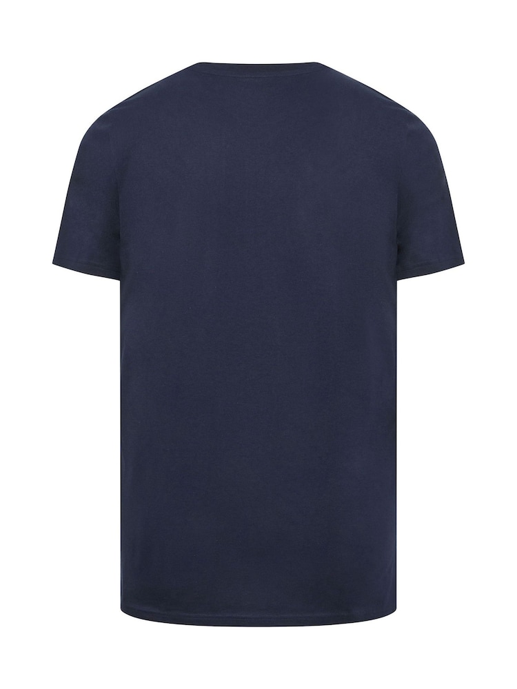 BadRhino Big & Tall Blue Long England T-Shirt - Image 6 of 6