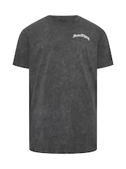 BadRhino Big & Tall Grey IronRhino Acid Wash Old Eng T-Shirt - Image 6 of 7