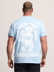 BadRhino Big & Tall Blue Meat Grill T-Shirt - Image 3 of 7