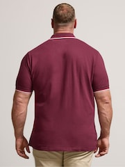 BadRhino Big & Tall Red Tipped Polo Shirt - Image 2 of 6
