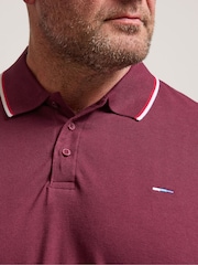 BadRhino Big & Tall Red Tipped Polo Shirt - Image 3 of 6