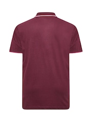 BadRhino Big & Tall Red Tipped Polo Shirt - Image 6 of 6