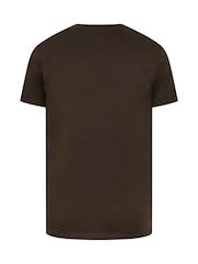 BadRhino Big & Tall Brown Long Vintage Parts Delicioso T-Shirt - Image 6 of 6