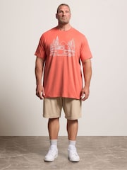 BadRhino Big & Tall Orange Long Arabesque Pick Up Truck T-Shirt - Image 2 of 5